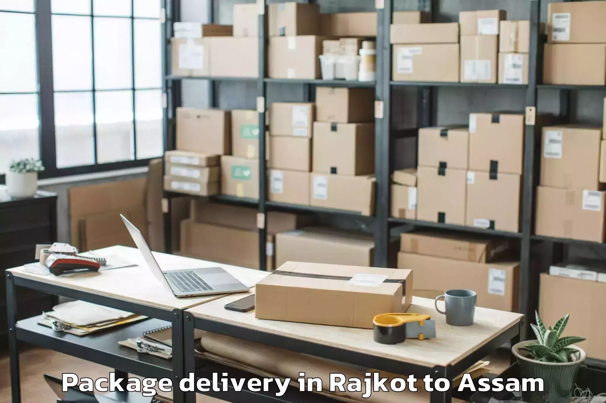 Expert Rajkot to Guwahati Airport Gau Package Delivery